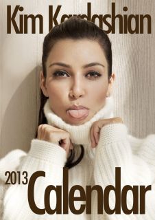 Kim Kardashian 2013 Calendar A3 Keeping Up with the Kardashians Kanye