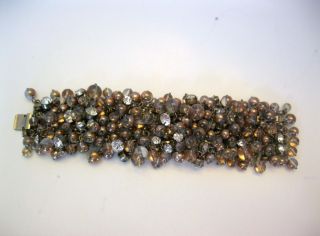 Crew Kimberley Crystal and Pearl Copper Bracelet MSRP Retired 13