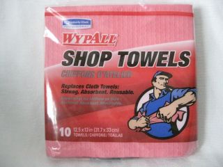 Kimberly Clark Professional WYPALL Red Shop Towels 120 Towels