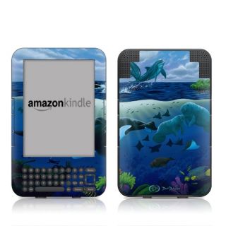  Kindle 3 Keyboard DecalGirl Gloss Skin Oceans for Youth