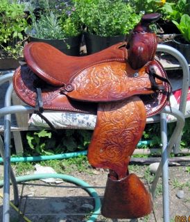 King Series Leather Western Pony Saddle 12” Seat