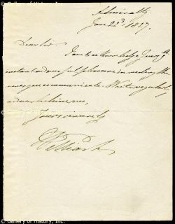 King William IV Autograph Letter Signed 06 21 1827