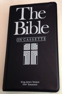 King James Version (KJV) Bible New Testament (NT) on Audio Cassette by