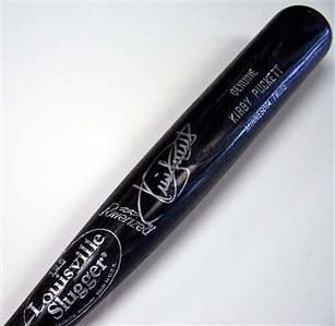 Kirby Puckett Autographed Louisville Slugger Game Bat