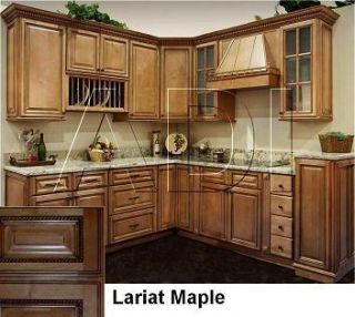 Lariat Maple Kitchen Cabinets 10x10 RTA Set Toffee Save Thousands
