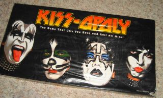 Kiss Opoly Rock Band Kiss Monopoly Board Game