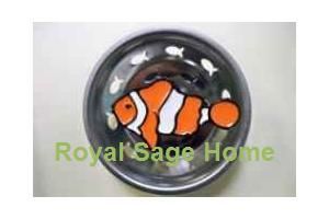 Nemo Clown Fish Pewter Kitchen Sink Strainer