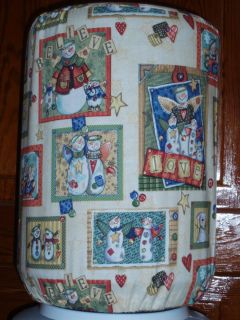Winter Christmas 5 Gallon Kitchen Water Cooler Bottle Cover