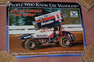 Steve Kinser Valvoline 11 Sprint Car Poster