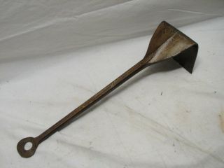 Antique Hand Forged Dough Wood Scraper Kitchen Tool