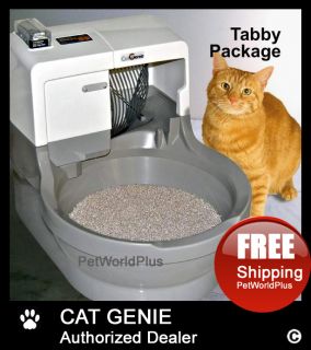 CAT GENIE 120 Self Cleaning Automatic Washing Kitty Litter Box   TABBY