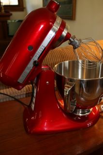 KitchenAid 5 Qt. Stand Mixer Artisan Candy Apple Red 325 Watts Barely