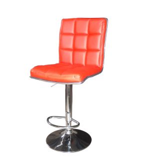 2pcs Restaurant Kitchen Counter Pub Salon Swivel Bar Stool Chair Red