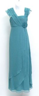 KM Collections 50824 Aqua Blue Long Mother of Bride Dress Formal Ball