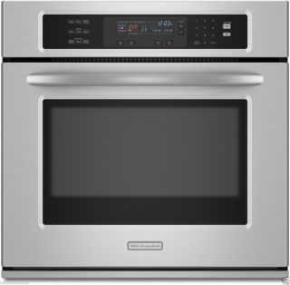 27” KitchenAid Electric Wall Oven Stainless Steel KEBS177SSS New
