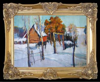 Korovin Konstantin Original Painting  Russian Village 