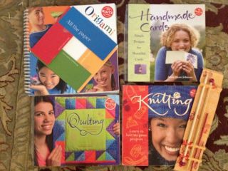 Lot Klutz 4 Books Quilting Knitting Handmade Cards Origami