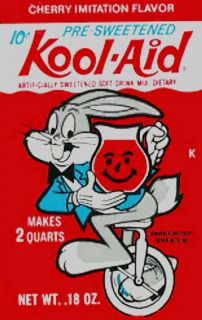 Bugs Bunny Kool Aid RARE Vintage Fridge Magnet