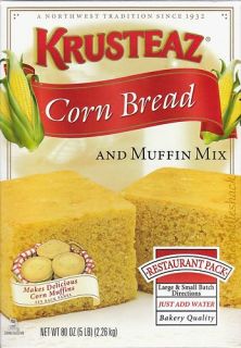 Krusteaz Corn Bread Muffin Mix 10 lbs Just Add Water