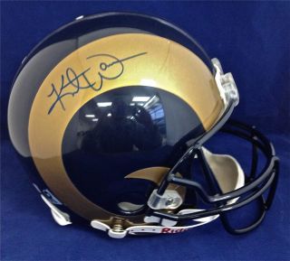 Kurt Warner St Louis Rams Signed Autographed Helmet Tristar COA 2000