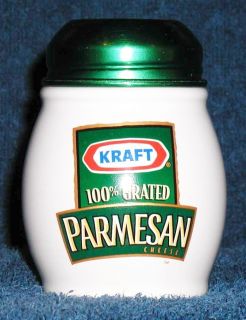 Kraft Grated Parmesan Cheese Shaker Ceramic Metal Top