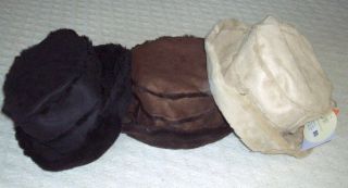 Wallaroo Tazmania Faux Suede Faux Fur Bucket Hat Color Choice