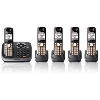 New Panasonic 5HS KX TG6545B DECT 6 Cordless Phone$159