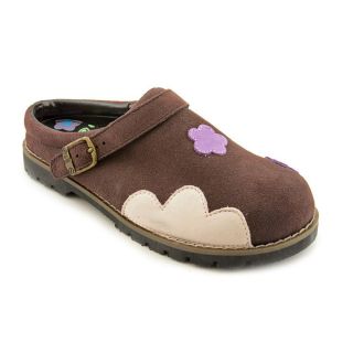 Amour 647 Youth Kids Girls Size 2 Brown Regular Suede Clogs Shoes