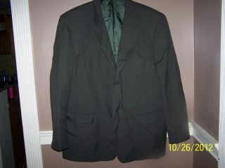 Mens Jones New York Green and Black Checked 100 Wool Suit Jacket 3
