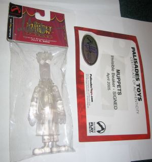 Muppet Show Invisible Beaker Palisades Figure Signed