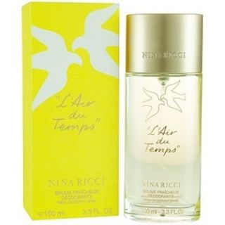 AIR DU TEMPS for Women Nina Ricci Fresh Deodorant Spray 3.3 oz ~ NEW