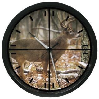 La Crosse Technology 403 312A 12 in Wildlife Crosshair Wall Clock