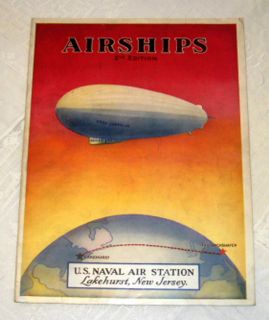 1929 Graf Zeppelin Navy Dirigibles Lakehurst U s s Los Angeles