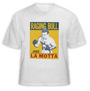 Raging Bull Jake LaMotta Boxing Legend T Shirt White