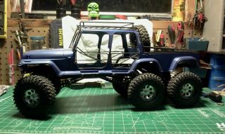 Custom Crawler RC with Tamiya Jeep Body and Frame
