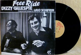 PROMO LP DIZZY GILLESPIE AND LALO SCHIFRIN FREE RIDE 1977 Pablo 2310