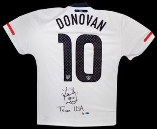 Landon Donovan Signed Team USA Home Jersey UDA Le 50