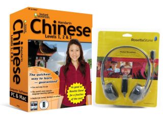 NEW Language Software Instant Immersion Chinese AND Rosetta Stone USB