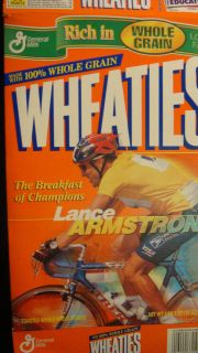 Lance Armstrong Wheaties Cereal Box