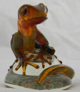 Glass Gecko Lizard Art Sculpture by James Landgraf SRA