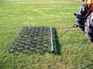 10 ft Chain Harrow Landscape Lawn Drag Arena ATV Rake