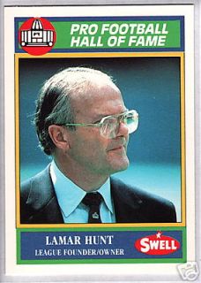 Lamar Hunt 1990 Swell Football Greats 40