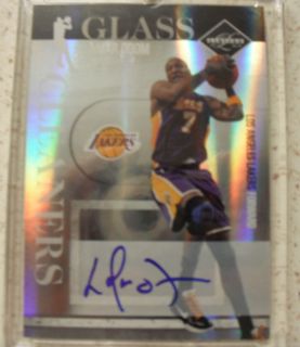 20010 11 limited LAMAR ODOM AUTO /49 CLIPPERS BACK IN L.A. 3 rings