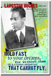 Langston Hughes African American Poet New Classroom Motivational