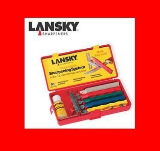 Lansky Professional Knife Blade Sharpener Hones Oil