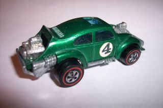 1971 Hot Wheels Original Redline Evil Weevil   Emerald Green   C9 Very