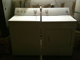 Whirlpool Large Capacity Washer and Dryer
