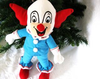 Famous Bozo Circus Clown Plush Toy Doll Larry Harmon