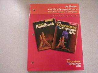 Holt Literature Language Arts 2nd Course at Home Book 0030665183