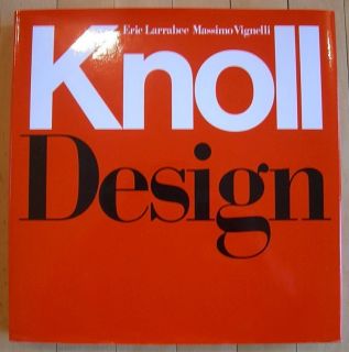 Knoll Design Eric Larrabee Massimo Vignelli New Old Stock 1990 Third